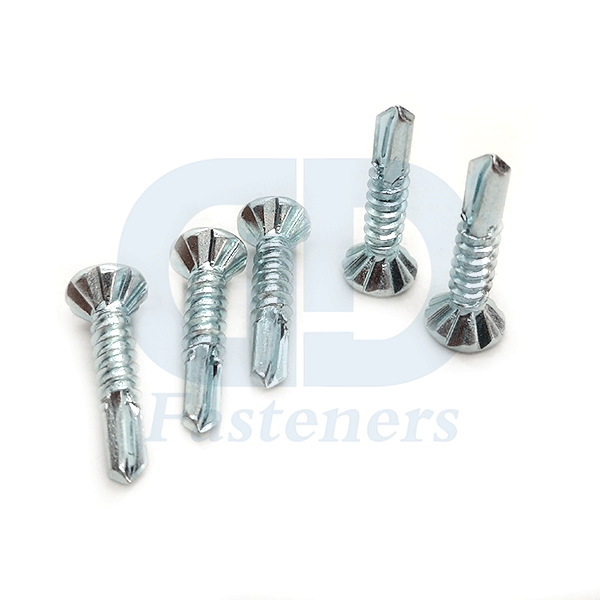 CSK Head Cushioned Tooth Antiskid Self-drilling Screw
