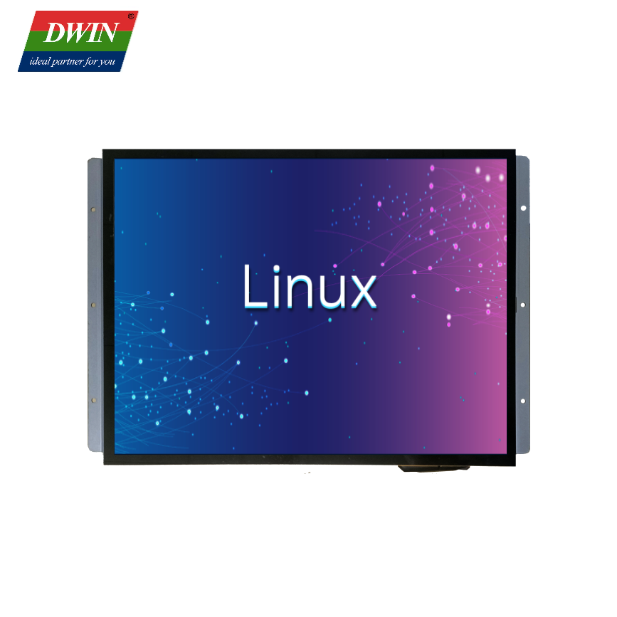 15 polegadas 1024 * 768 pixels capacitivo Linux 4.19 QT Display DMG10768T150_40WTC (grau industrial)