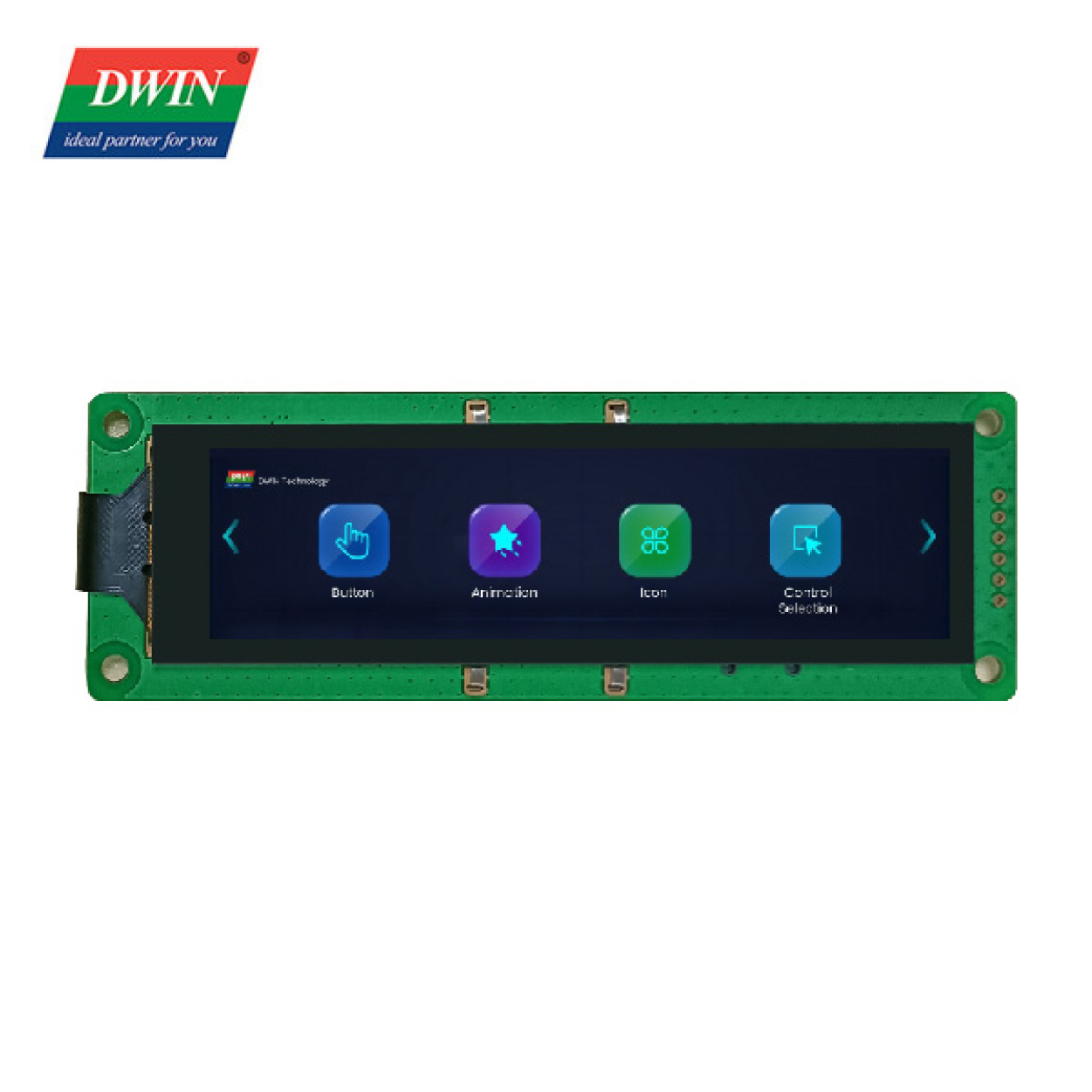 จอแสดงผล LCD บาร์ขนาด 3.7 นิ้ว DMG96240C037_03W (เกรดเชิงพาณิชย์)