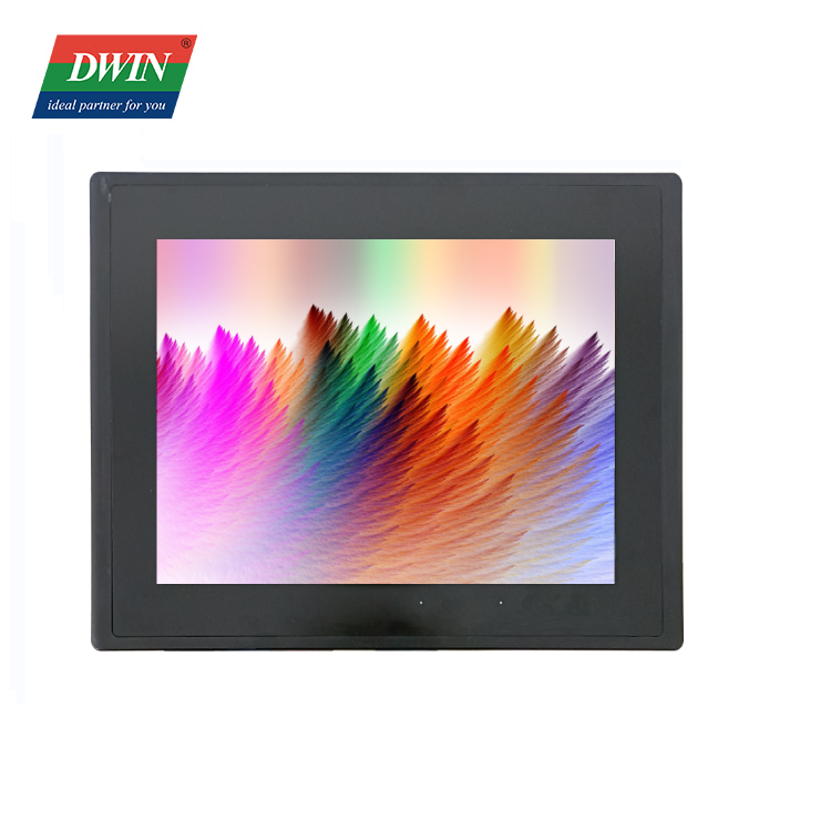 9,7 inch 1024*768 65K kleuren 300nit Resistive touch LVDS multimedia display DVI-interface Met shell: HDW097_001L