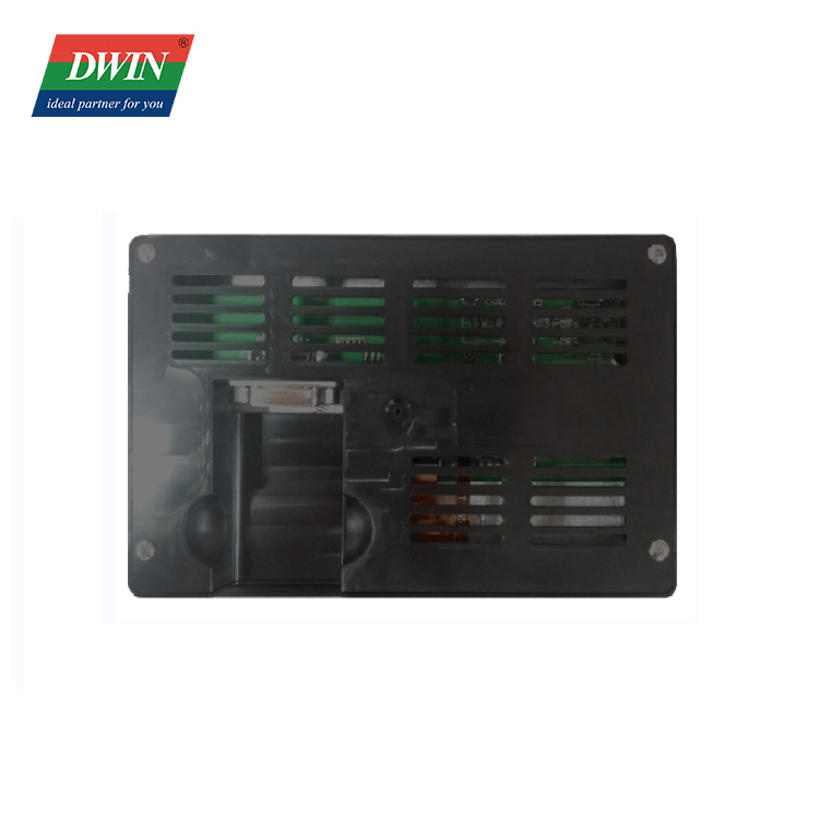 7.0 Inch 800*480 500nit 16.7M Kleuren Resistive Touch LVDS Multimedia Display Mei Shell IP65 (Front) DVI-I Interface ...