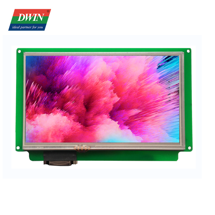 7,0 inç 800*480 900nit Hightlight 65K renk LVDS multimedya ekranı DVI-I arayüzü:HDW070_NR