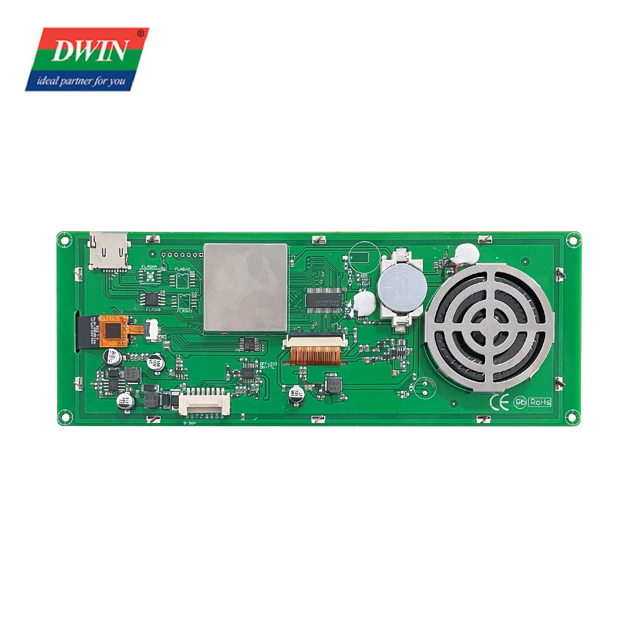 7,4 tums seriell portstång LCD DMG12400C074_03W (kommersiell kvalitet)