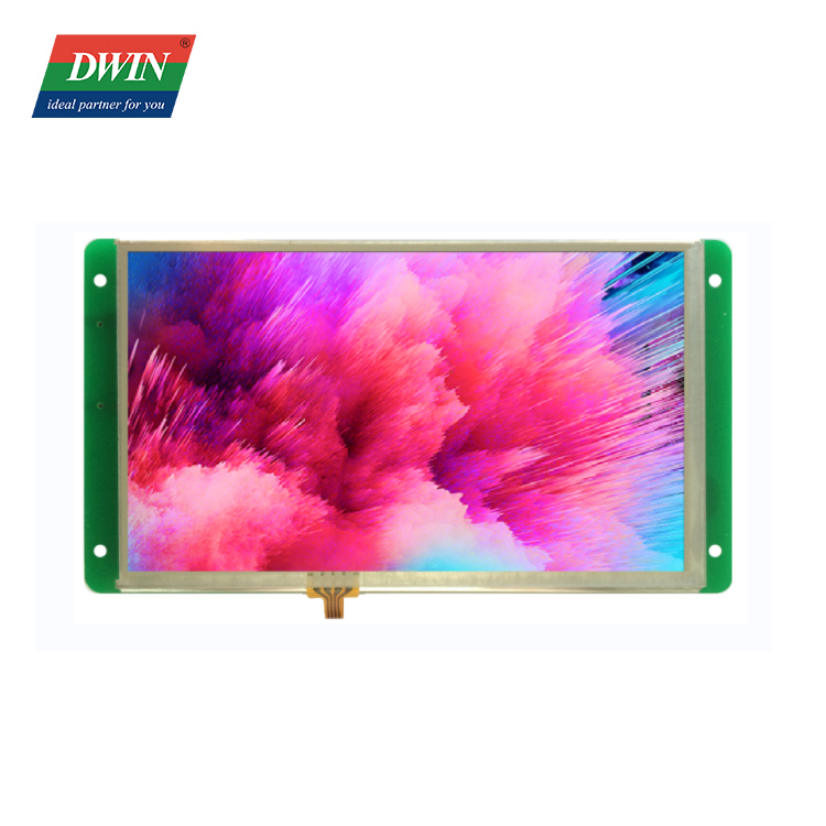 7,0 Zoll 800*480 65K 900nit Highlight-Farben Resistiver Touchscreen LVDS-Multimedia-Display DVI-I-Schnittstelle: HDW070_002LZ1