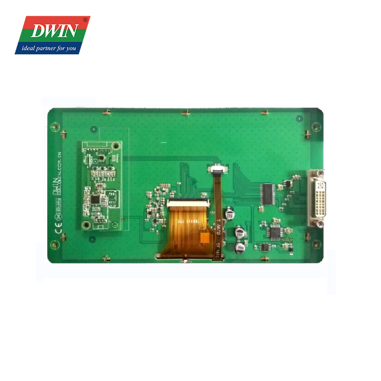 7.0 inch 800 * 480 65K 900nit Highlight colors Screen touch resistive Display multimedia LVDS Interfaccia DVI-I：HDW070_00...