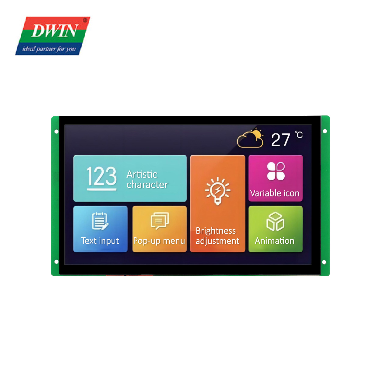 10,1-Zoll-HMI-Touch-Display DMG10600C101_04W (kommerzielle Qualität)