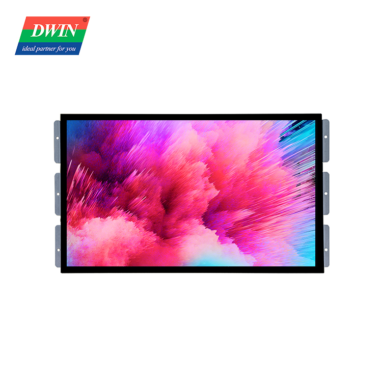شاشة عرض LCD مقاس 18.5 بوصة 1366 * 768 IPS 200nit HDMI شاشة Raspberry pi شاشة لمس سعوية غطاء زجاجي مقوى للسائق طراز مجاني: HDW185_001L