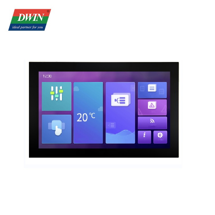 10.1 اینچ IPS 200nit 1024*600 پشتیبانی از چند لمسی لمس خازنی پوشش شیشه ای مقاوم درایور نمایشگر LCD بدون HDMI مدل مانیتور:HDW101_001LZ01