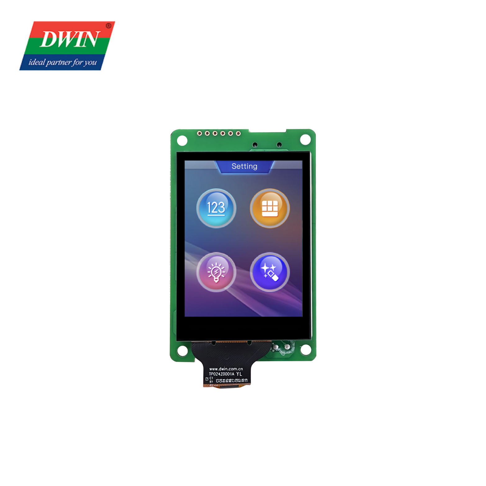 2,4-Zoll-Smart-UART-Bildschirm DMG32240C024_03W (kommerzielle Qualität)