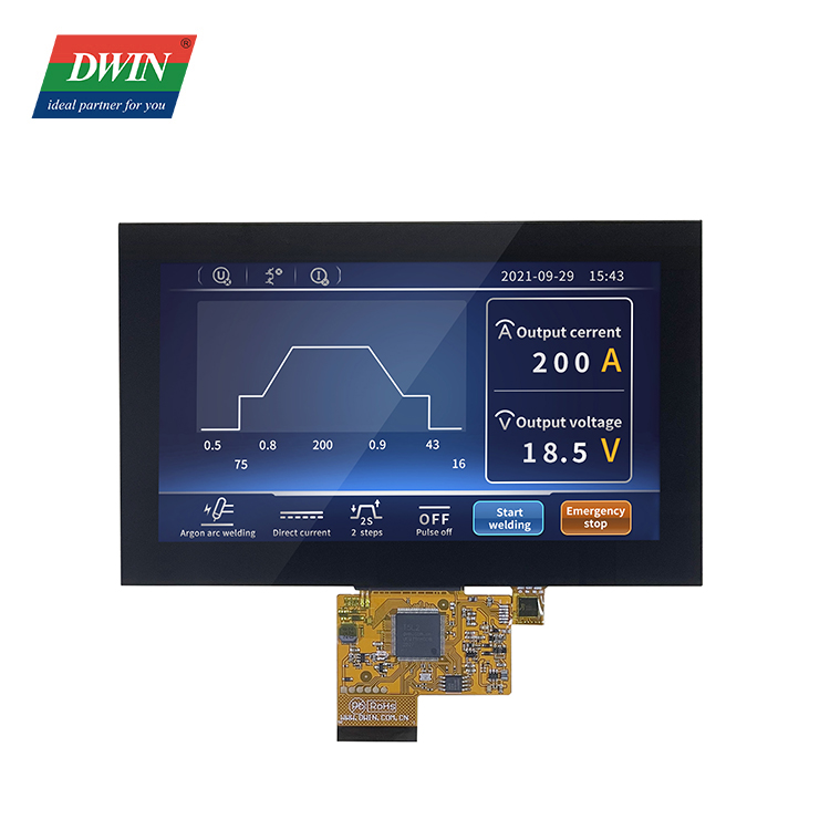 7-Zoll-COF-Touchscreen Modell: DMG10600F070_01W (COF-Serie)