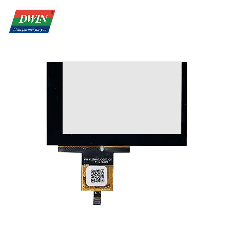 4,3-palcový kapacitný dotykový panel s rozhraním I2C z tvrdeného skla TPC043Z0001G01V1