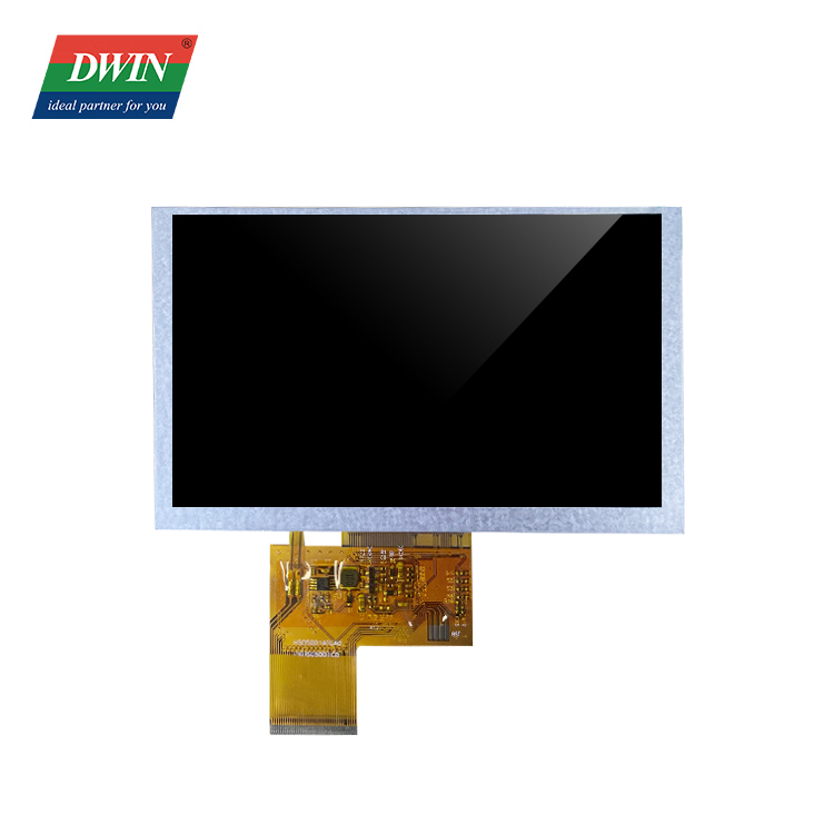 5 tommer høy lysstyrke 900nit 800x480 TN TFT LCD LN80480T050IA9098