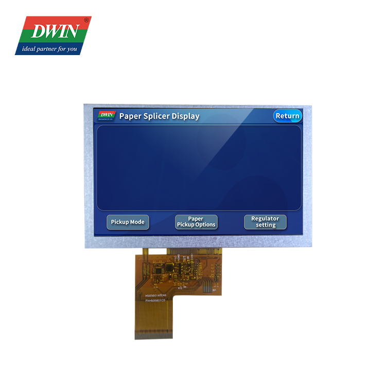 5 Zoll 800x480 RGB-Schnittstelle 400nit TN TFT LCD LN80480T050IA4098