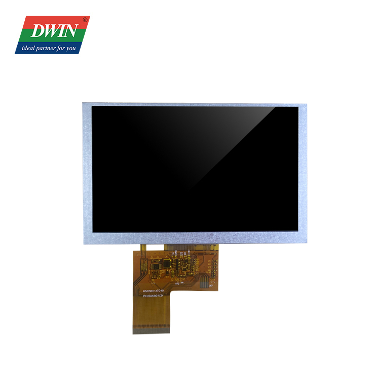 5 انچ 800x480 RGB انٹرفیس 400nit TN TFT LCD LN80480T050IA4098
