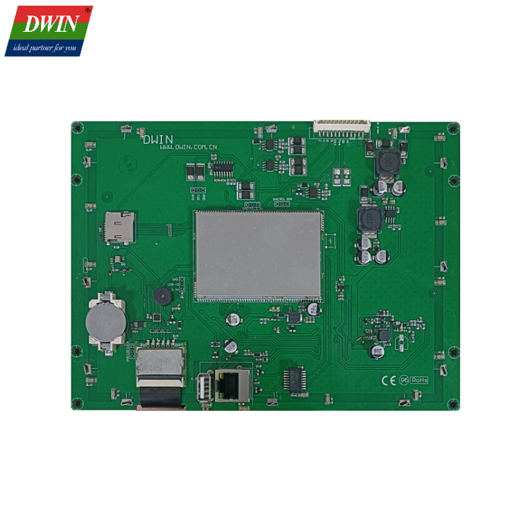 8,0-palcový 1024*768 kapacitný HMI displej DMT10768T080_38WTC (priemyselná trieda)