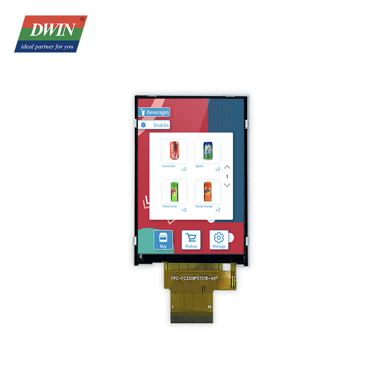 LCD TFT IPS da 3,5 pollici 320x480 con interfaccia RGB LI48320T035IB3098