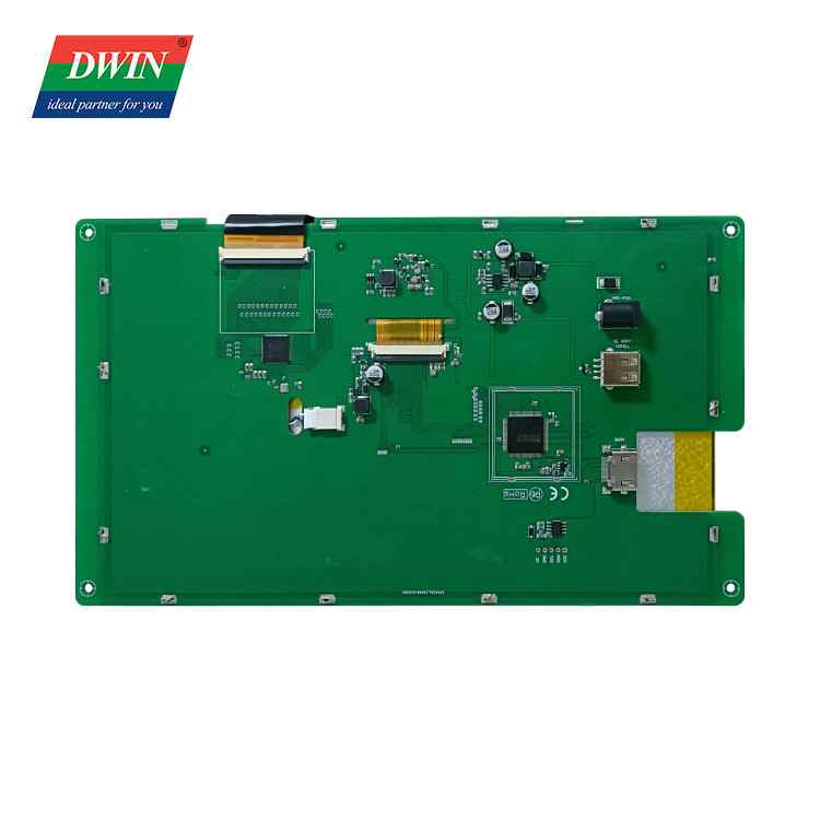 10,1-palcový IPS 500nit 1024xRGBx600 Podpora viacerých dotykov Kapacitný dotykový ovládač krytu z tvrdeného skla Bezplatný HDMI displej...