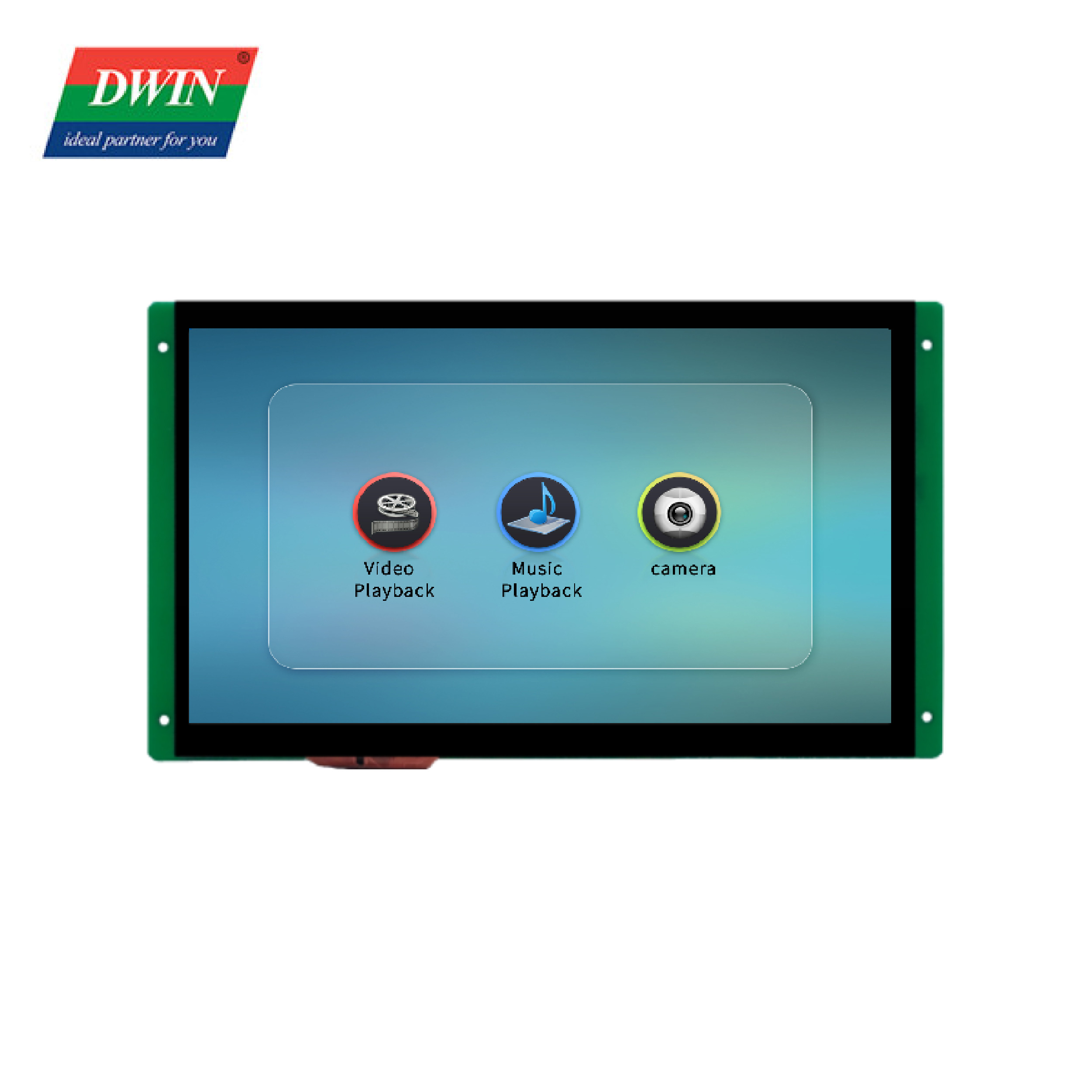 صفحه نمایش ویدیویی دیجیتال 10.1 اینچی IPS مدل: DMG10600T101_41W
