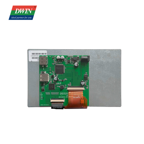 7,0 inča TN 250nit 800*480 HDMI panel Raspberry pi displej Kapacitivni dodir od kaljenog stakla Poklopac bez drajvera Model:H...