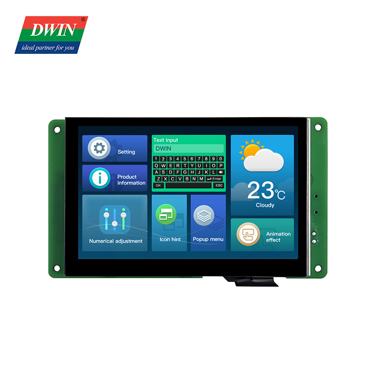  5,0 inch IPS-scherm Slimme HMI<br/>  DMG80480K050_03W (medische kwaliteit)