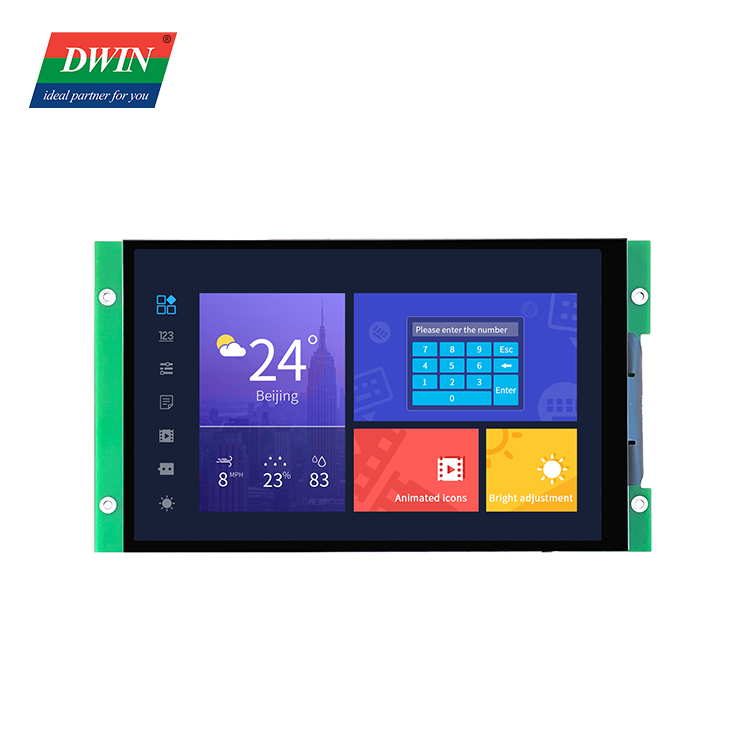จอแสดงผล IPS LCD ขนาด 8 นิ้ว DMG12800T080_01W (เกรดอุตสาหกรรม)