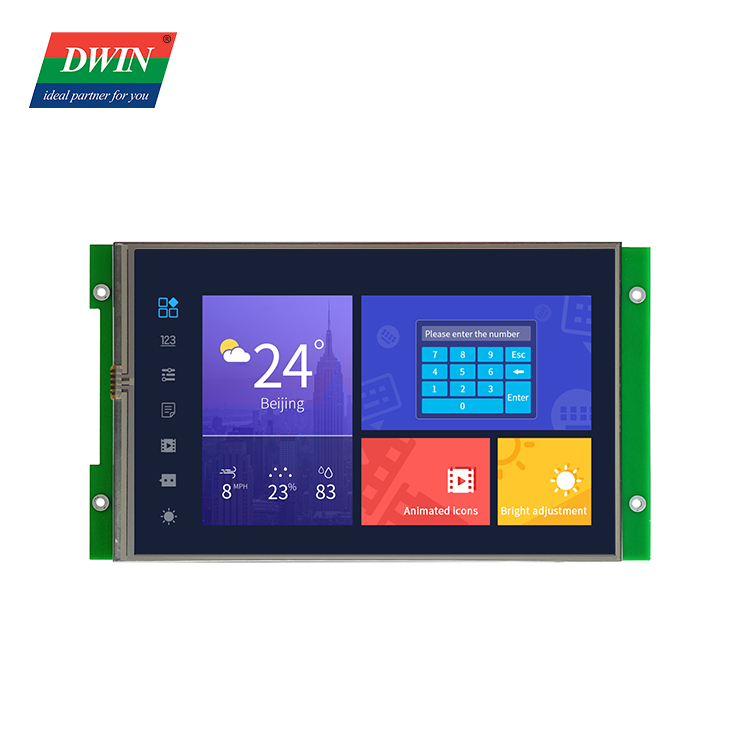 8 انچ IPS LCD ڊسپلي پينل DMG12800T080_01W (صنعتي گريڊ)