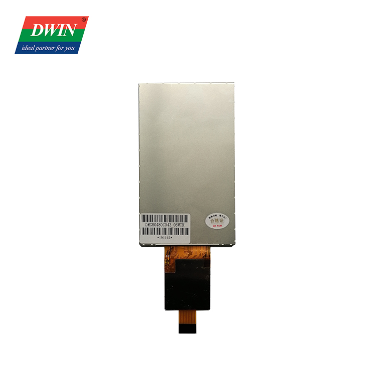 4.3 ઇંચ HMI LCD મોડ્યુલ્સ DMG80480C043_06WTR(વાણિજ્યિક ગ્રેડ)