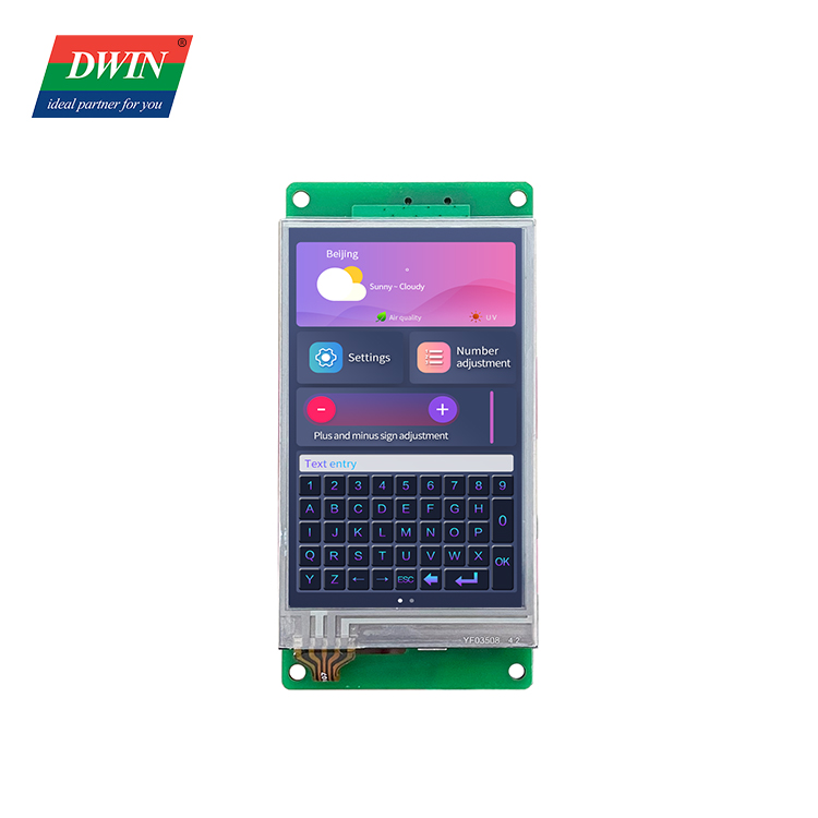  Visor LCD de 3,5 polegadas<br/>  DMG80480T035_01W (Grau Industrial)