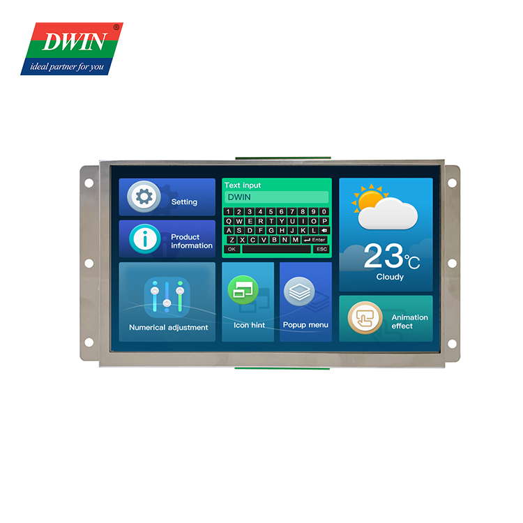 وحدة LCD موفرة للتكلفة 7 بوصة الموديل: DMG80480Y070_02N (درجة الجمال)