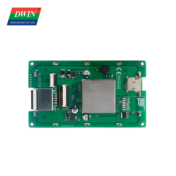 4,3 hazbeteko LCD moduluaren eredua: DMG80480C043_01W (Komertzial kalifikazioa)