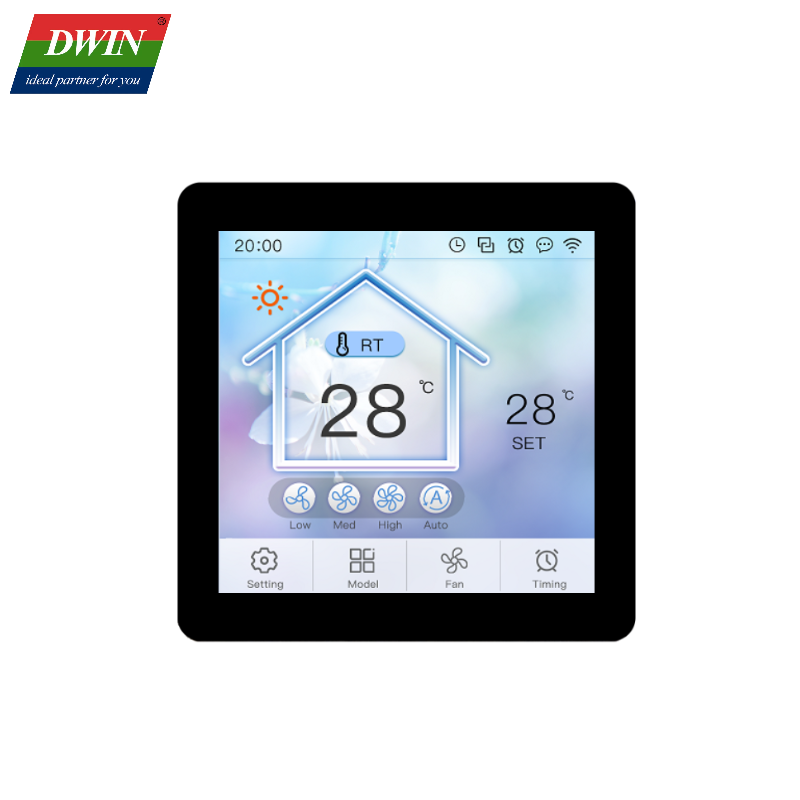  4,1 inch IOT slimme LCD-thermostaat<br/>  Model: TC041C11 U(W)04