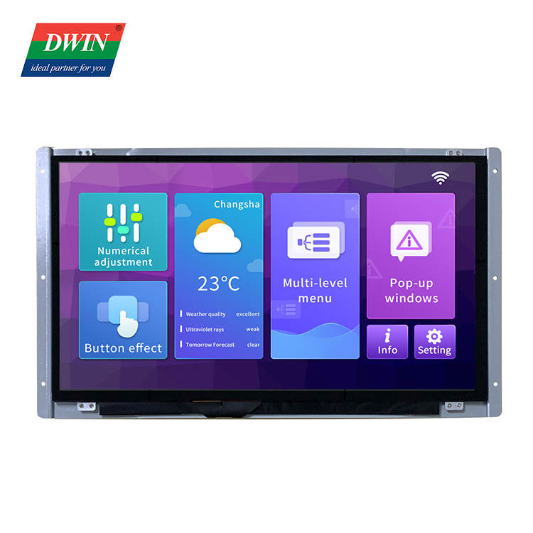  15.6 インチ HMI LCD ディスプレイ<br/> DMG13768C156_03W(商用グレード)