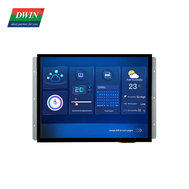 15-inch HMI LCD-scherm Model: DMG10768C150_03W (commerciële kwaliteit)