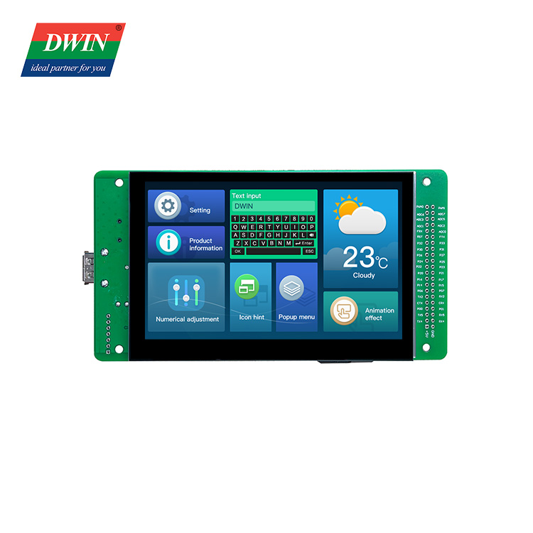  5 इंच DWIN स्मार्ट मूल्यांकन बोर्ड<br/>  मॉडल: EKT050A