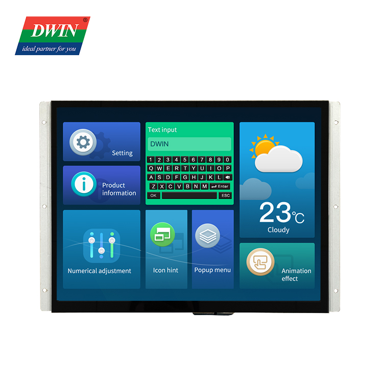  12.1인치 HMI LCD 화면<br/>  모델: DMG80600Y121-01N (뷰티등급)