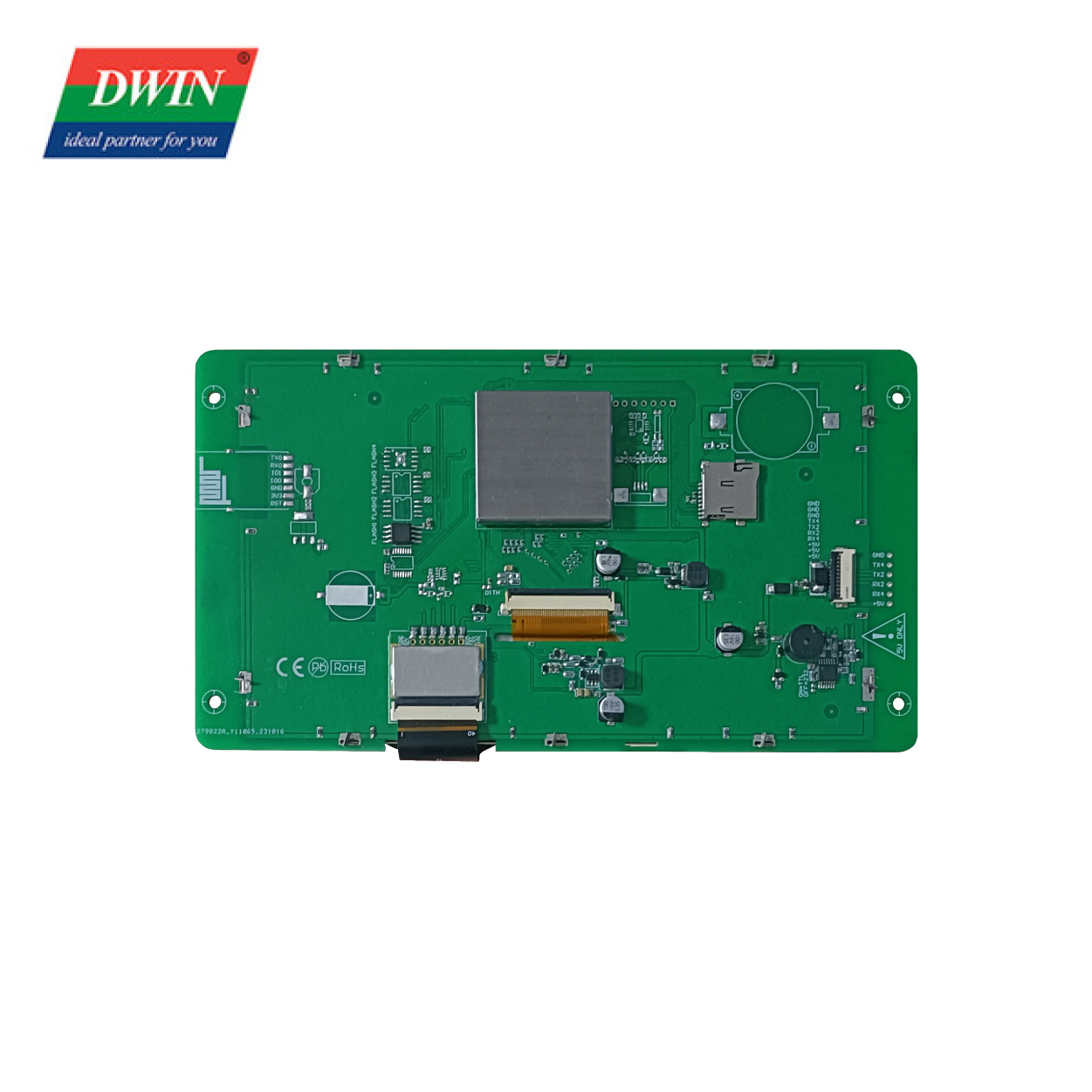 7-tums LCD-skärm pekskärm DMG80480C070_03W (kommersiell kvalitet)