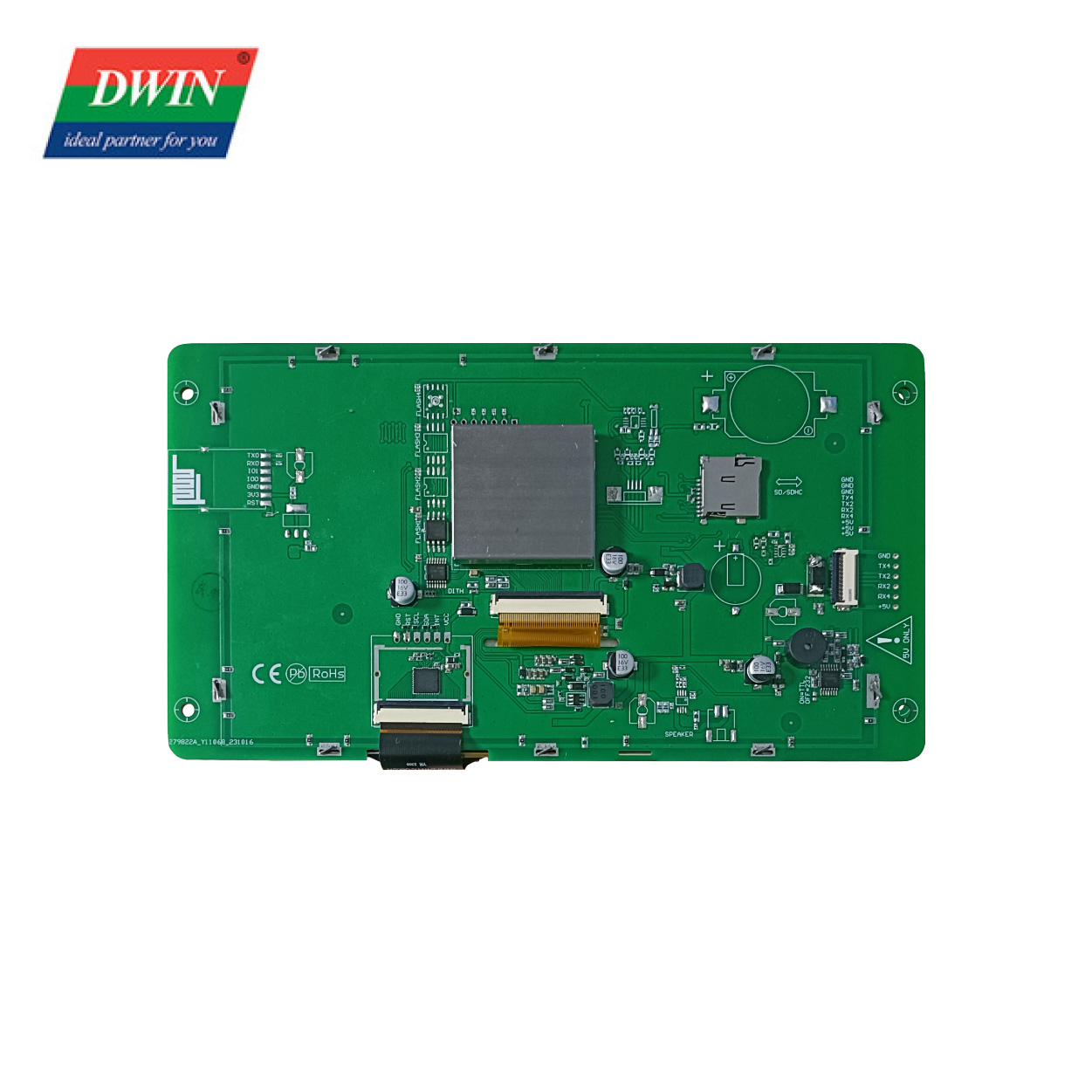 LCD TFT Cerdas 7 Inci Disolay DMG10600C070_03W (Kelas komersial)