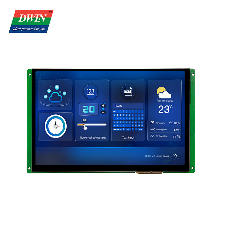 LCD de 10,1 polegadas com placa de controle DMG12800T101_01W (grau industrial)