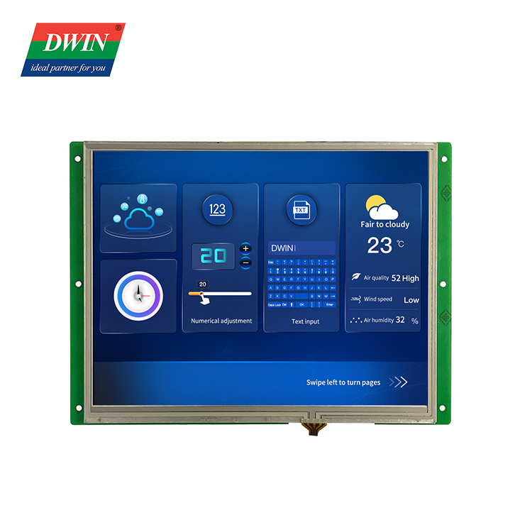 LCD inteligente IPS de 9,7 polegadas DMG10768T097_01W (grau industrial)