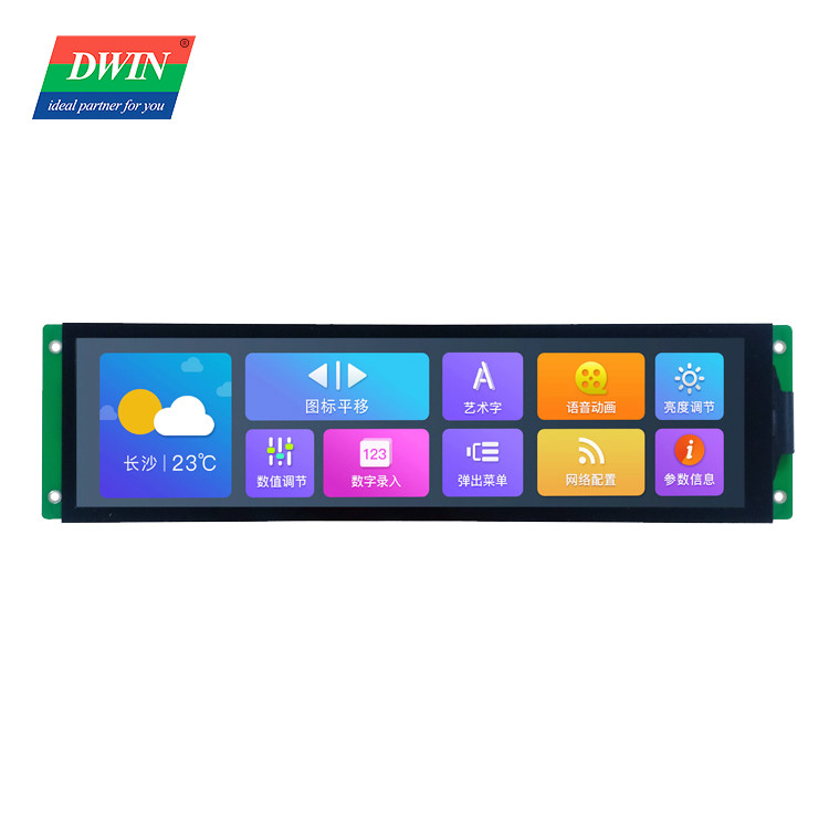  Écran LCD UART à barre de 8,88 pouces<br/>  DMG19480T088-01W (qualité industrielle)