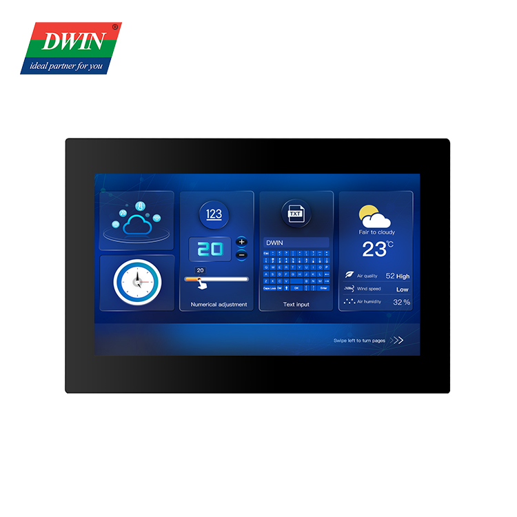 10,1 inch goedkope HMI met Touch DMG10600C101_15WTR (commerciële kwaliteit)