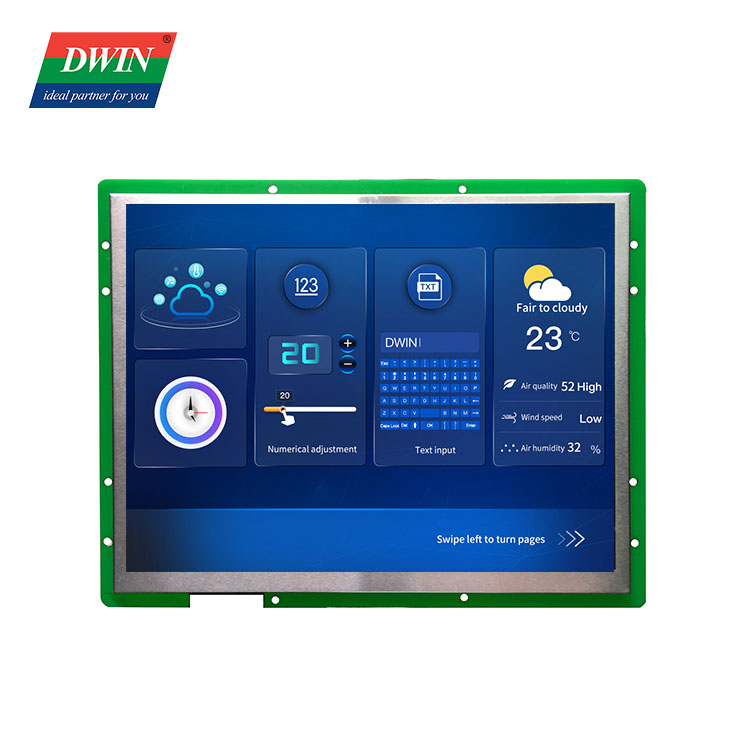 لوحة عرض LCD HMI مقاس 10.4 بوصة DMG10768C104_03W (درجة تجارية)