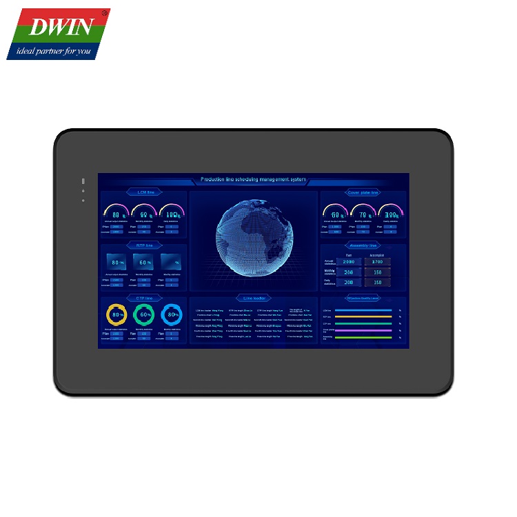 10.1 Inch 1024*600 Capacitive HMI Display With Shell DMT10600T101_39WTC (Industrial Grade)