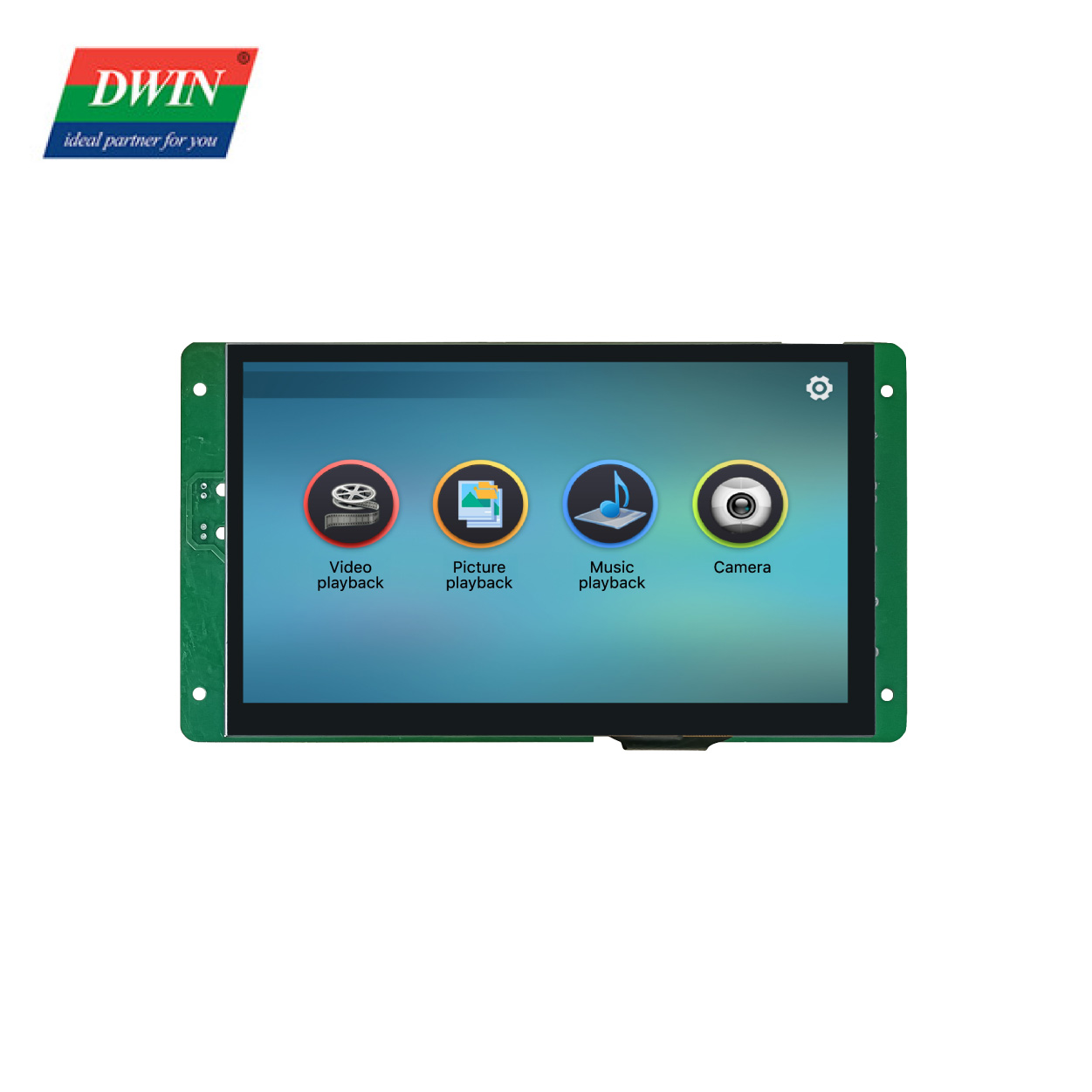 Modèle d'écran vidéo numérique de qualité industrielle de 7,0 pouces : DMG10600T070_41W