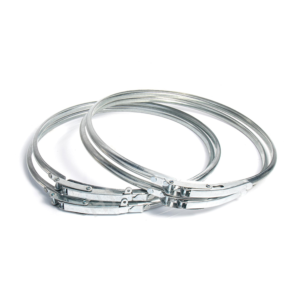 Galvanized Lever Locking Clamp Rings for Drums, Pails, Buckets, and Barrels