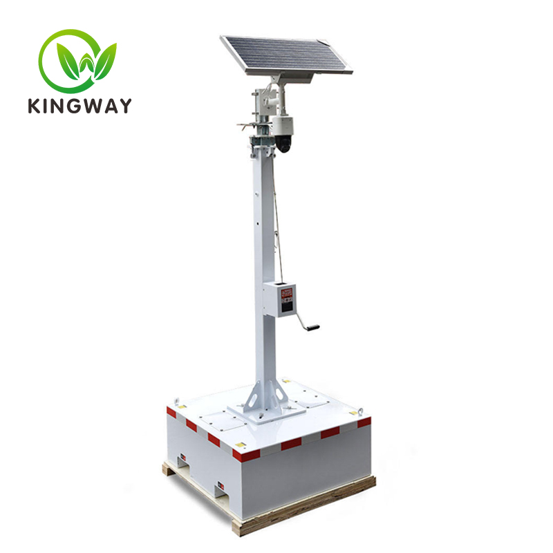 Portable Solar Monitoring Tower Simple Block