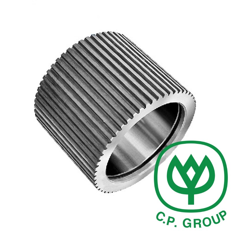 Corrugated roller shell - 通齿