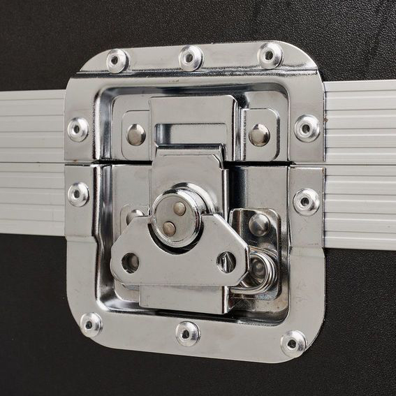 Chrome butterfly latch in dish with offset M908 (1)03u