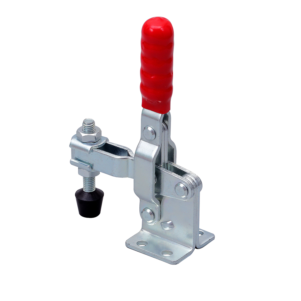 Gh-101- D Manual Vertical Toggle Clamp Flat Base Slotted Arm 700N
