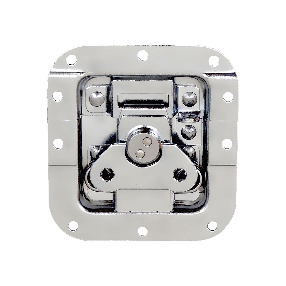 Recessed latch in dish with bulit-in spring M908S